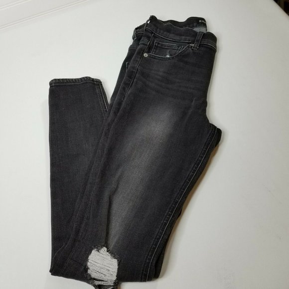 Legging Jeans High Rise Distressed   N29 0542PM - Picture 5 of 7